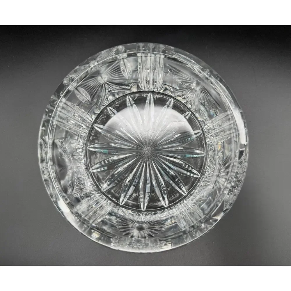 Waterford Crystal Millennium Collection Champagne Wine Bottle Coaster 5” VNTG